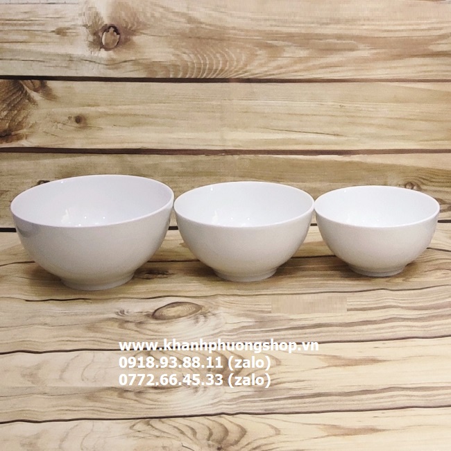 Tô sứ trắng Minh Long thân cao - tô sứ trắng minh long
