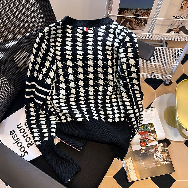 Áo Khoác Cardigan Dệt Kim Dáng Rộng Cổ Chữ V Thời Trang Cho Nữ  tao bao