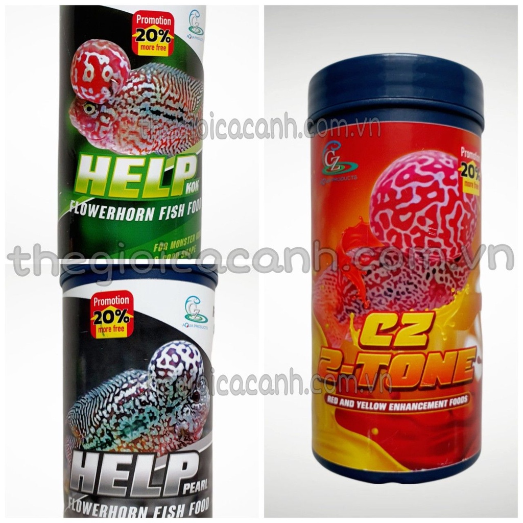 THỨC ĂN CAO CẤP CZ1 HỖ TRỢ CHO CÁ LA HÁN LÊN ĐẦU ĐẾN TỪ THÁI LAN