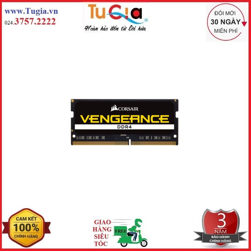 Ram Laptop Corsair Vengeance DDR4 16GB Bus 2400 CL16 CMSX16GX4M1A2400C16