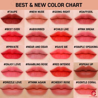 Son kem Lì 3CE Velvet lip tint - taupe - chilk like - pink break