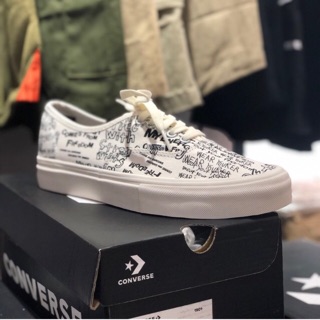 Giầy Vans CDG trắng