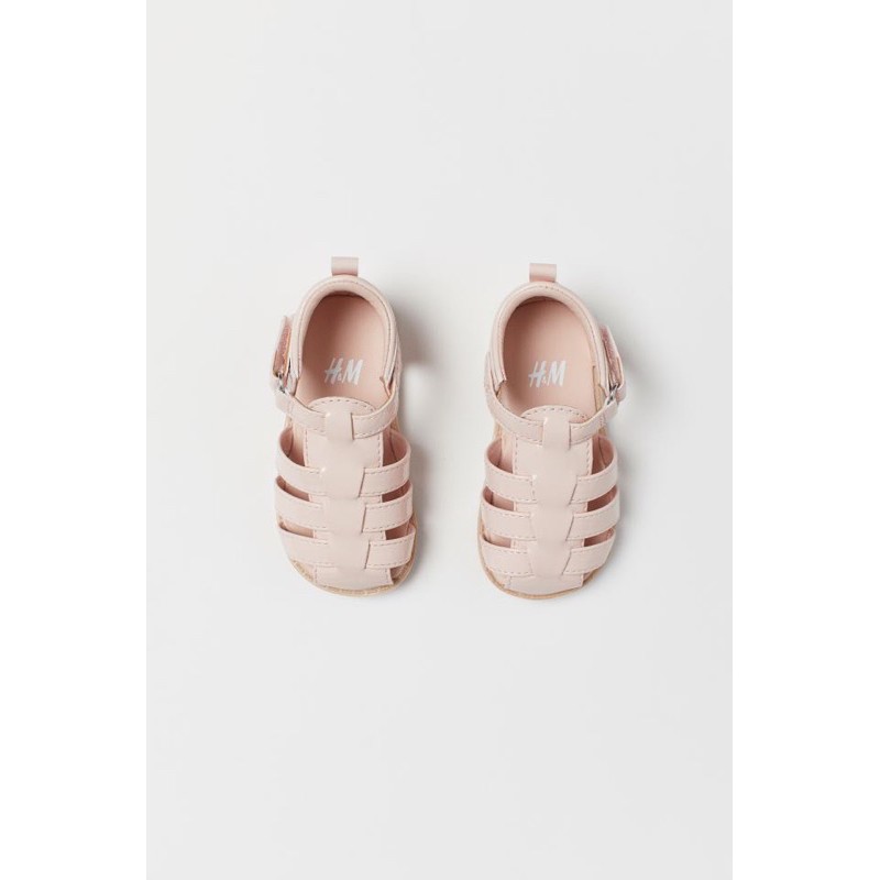 Giày rọ hồng H&M bé gái (size18/19-24)