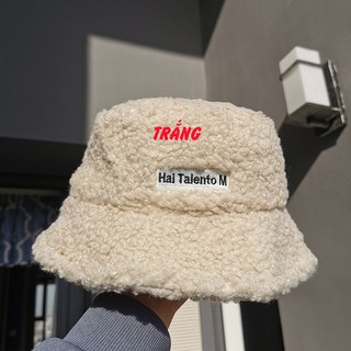 mũ nón lông cừu giữ ấm cho nữ