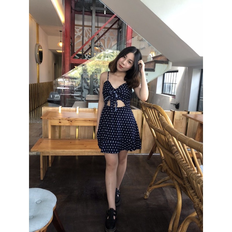 Đầm chấm bi xinh xinh