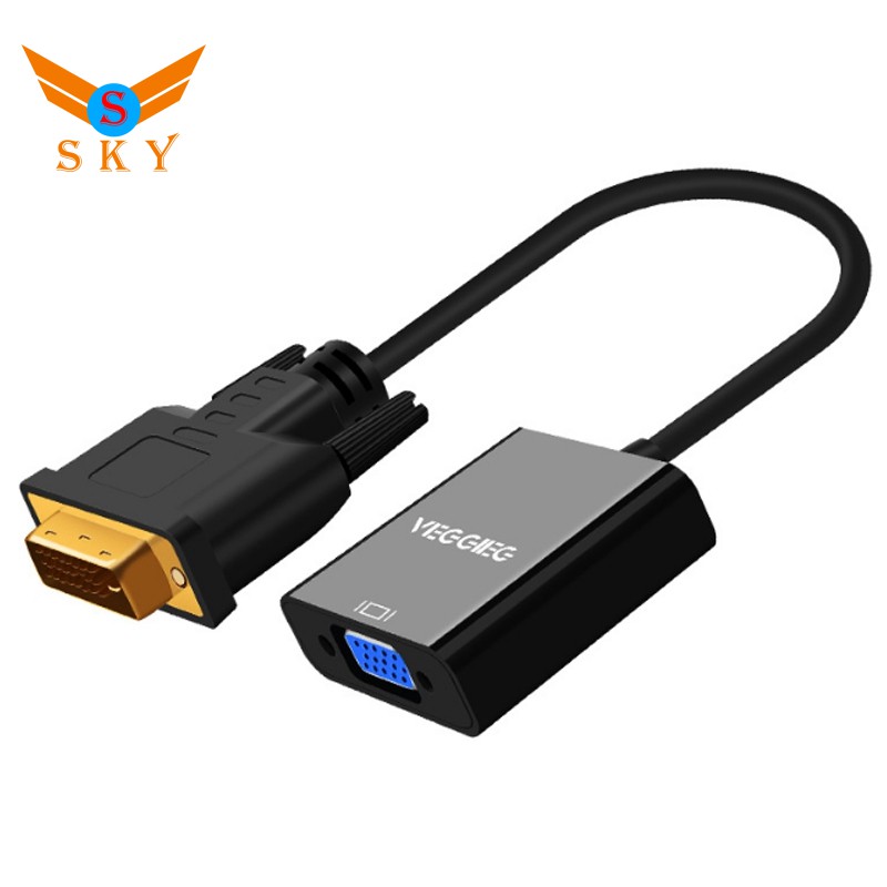 Cáp Chuyển Đổi Từ Cổng Dvi Sang Vga Dvi D 24 Vga Cho Laptop Pc