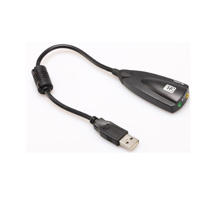 Cáp Chia Tín Hiệu Micro Và Loa Âm Thanh 3D Cao Cấp - Usb Sound 7.1