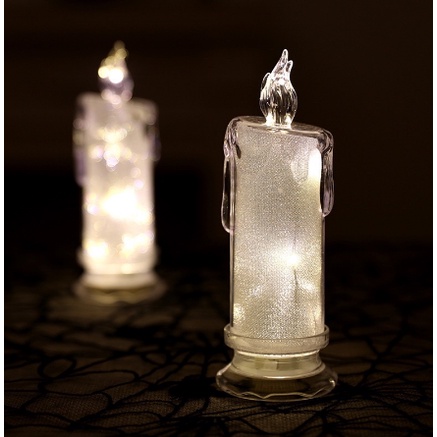 Nến điện tử đèn led hình cây nến Decor chụp ảnh nail, background, trang trí nhà cửa siêu xinh - MyNa Mart