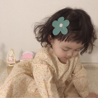 Kẹp tóc hoa 5 cánh bản lớn cute