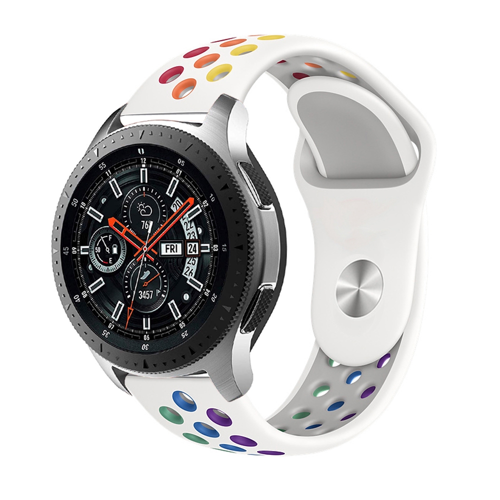 Dây Đeo Silicon 20mm 22mm Cho Đồng Hồ Huawei Watch Gt 2 / 2e 46mm Samsung Galaxy Watch 42 46mm