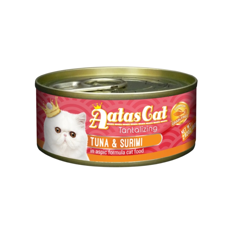 [DINH DƯỠNG CHO MÈO] Pate AATAS CAT 80g cho Mèo vị Cá Ngừ và Topping