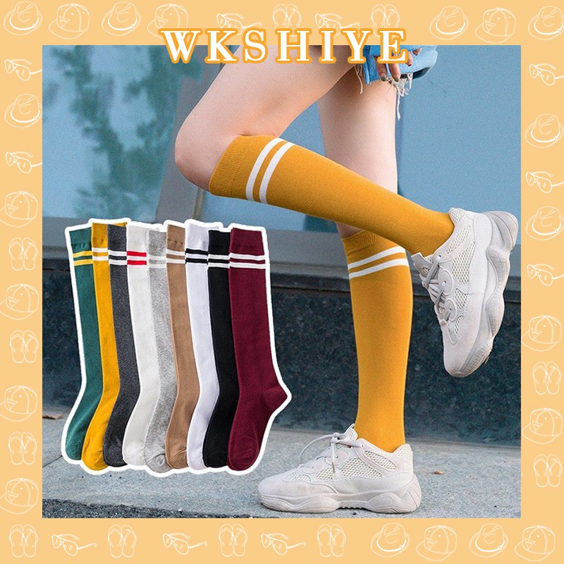 Cotton sports women's stockings fashion over-the-knee socks