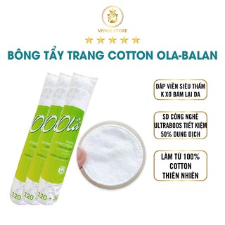 Bông Tẩy Trang Ola Nhập Khẩu Balan Mềm,Mịn,Dai  (80 Miếng) - Venus Store