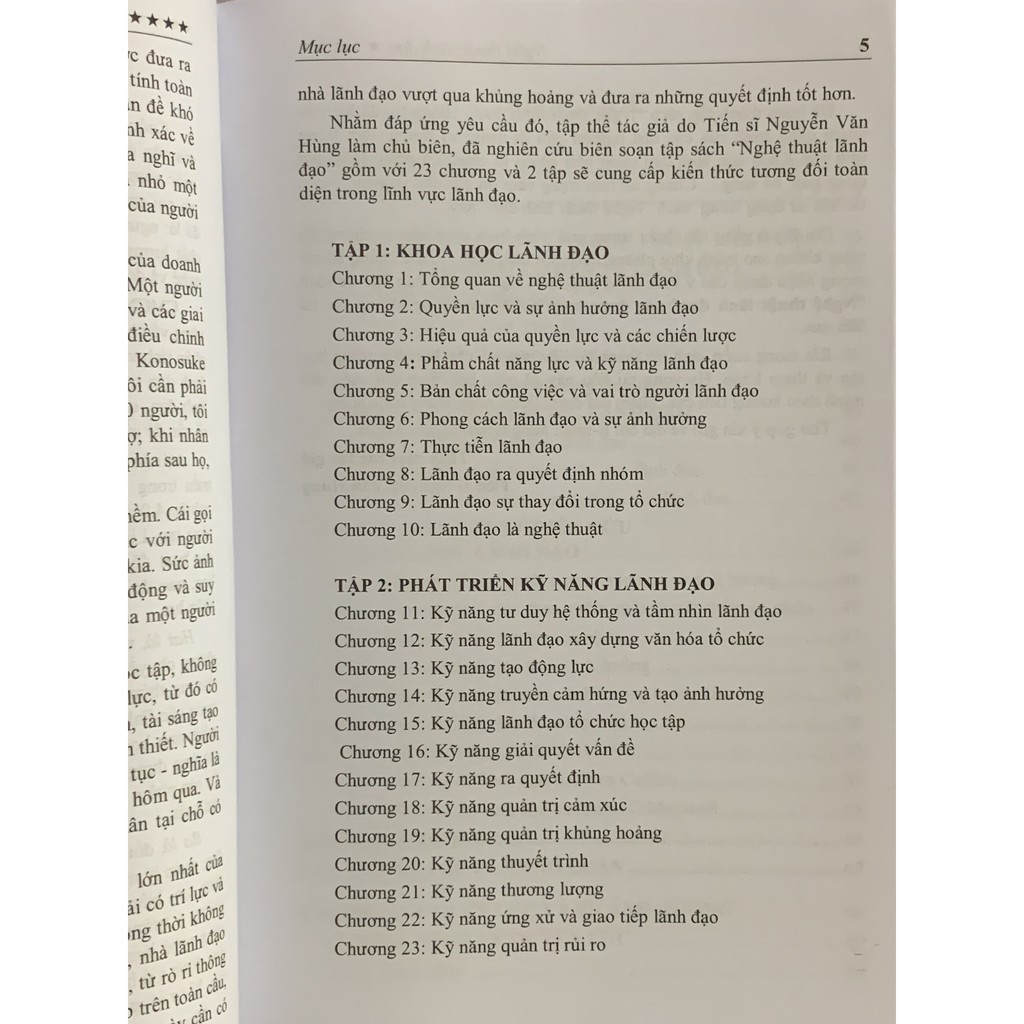 Sách - Nghệ Thuật Lãnh Đạo - Tập 1