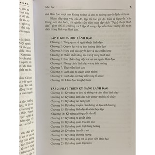 Sách - Nghệ Thuật Lãnh Đạo - Tập 1