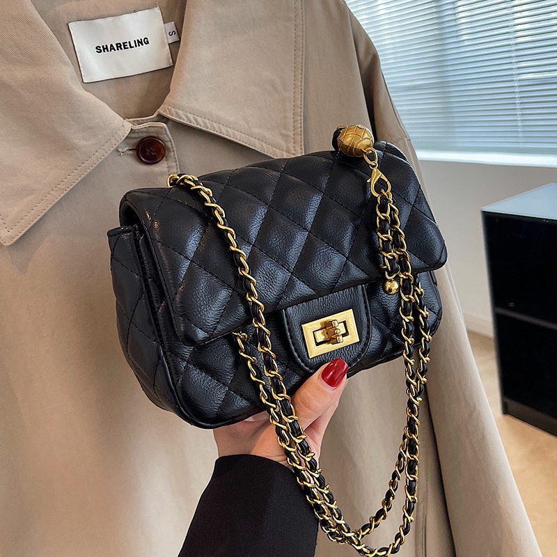 Túi đeo chéo IELGY hình vuông cỡ nhỏ thời trang Hàn Quốc cho nữ