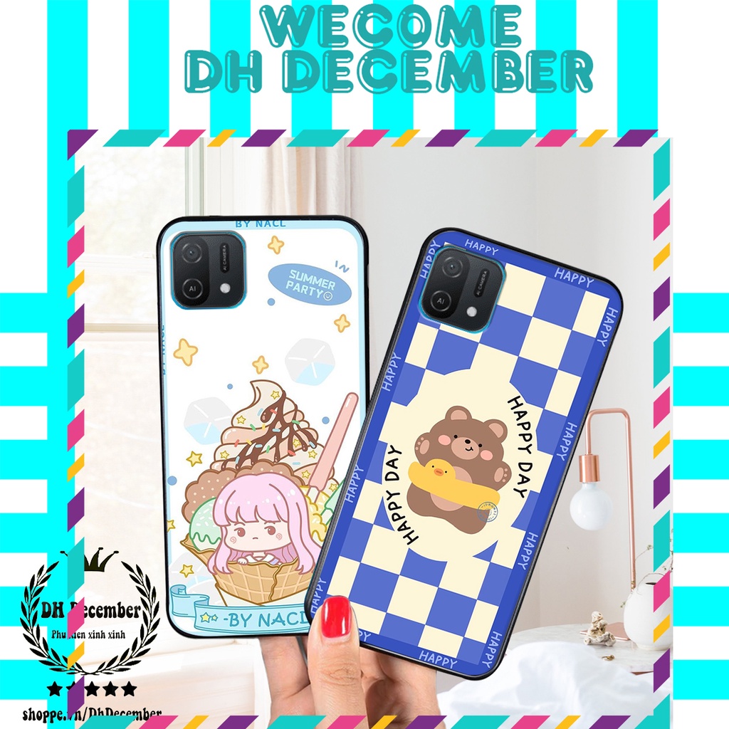 Ốp lưng Oppo A16K in hình 3D GẤU HỒNG-GẤU HỒNG -CỰC XINH-RẺ