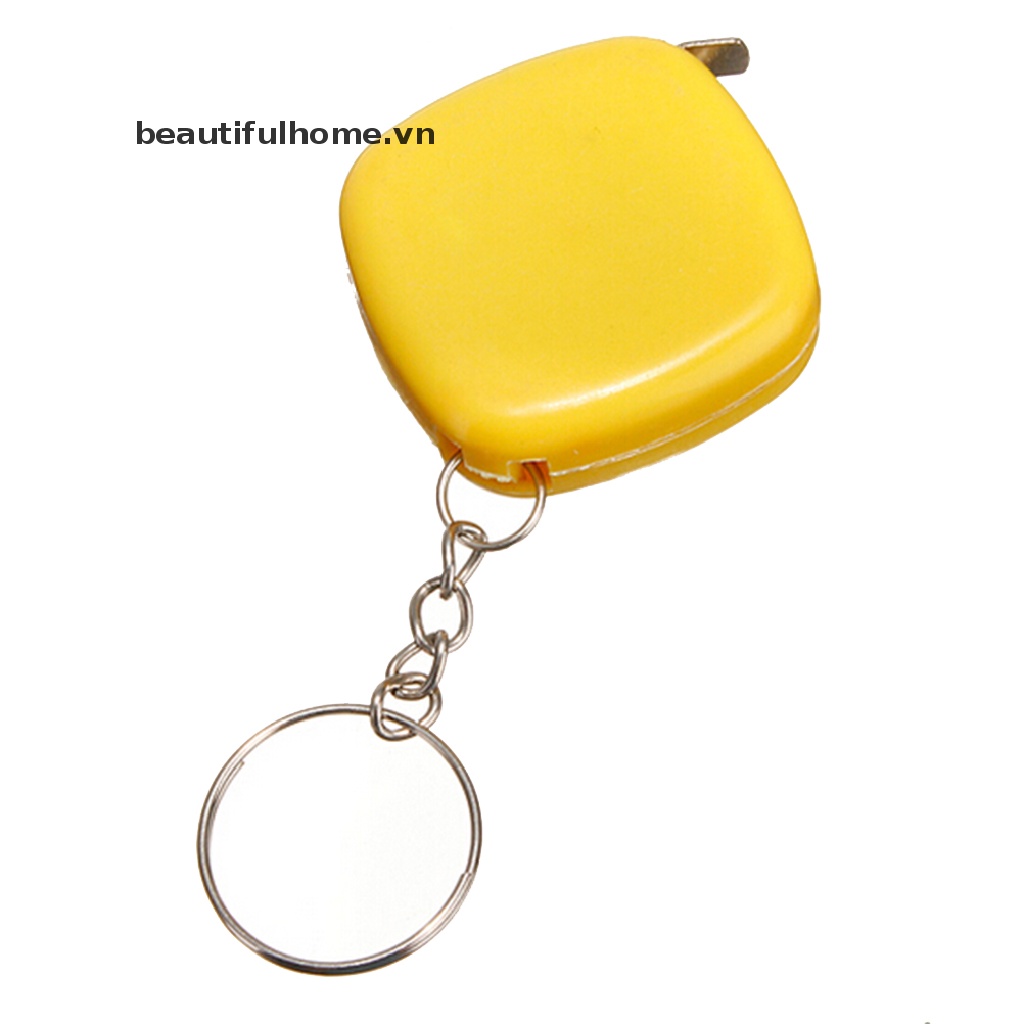 Thước dây mini 1M có móc khóa nhỏ gọn tiện lợi