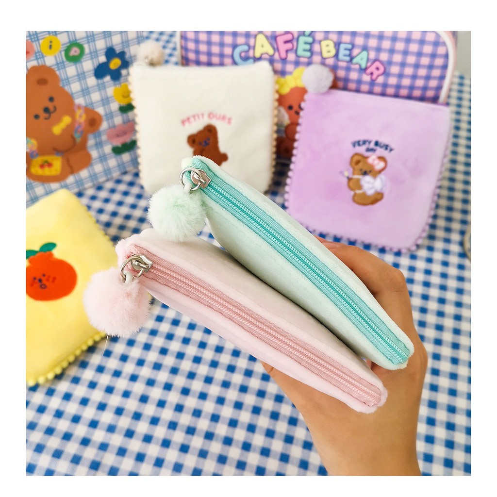 Túi vải Bentoy Milkjoy đựng đồ thiết kế dễ thương phong cách Hàn Quốc cho nữ