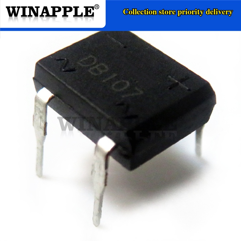 20 Chiếc DB107S DB107G DB107 DIP-4 Cầu Chỉnh Lưu 1A 1000V Mới Chính Hãng Còn Hàng