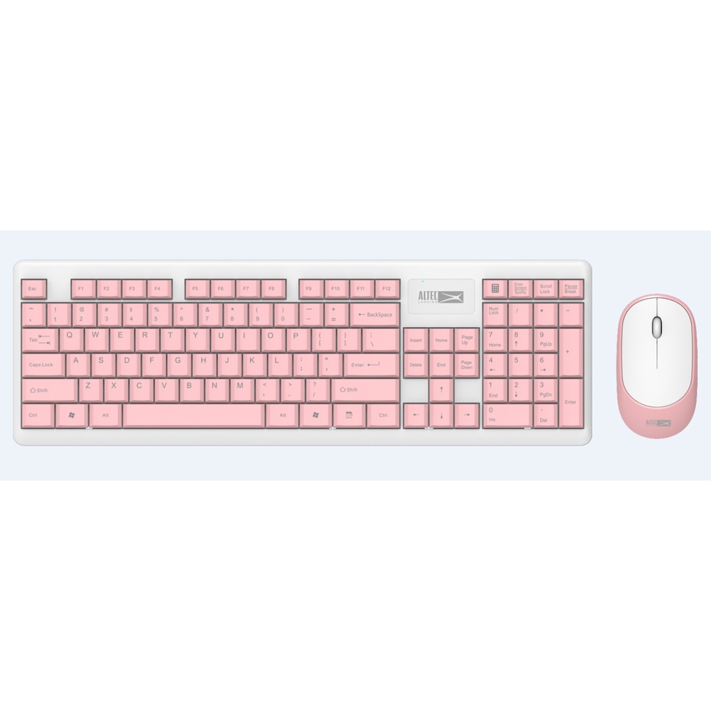 COMBO BÀN PHÍM CHUỘT KHÔNG DÂY ALTEC ALBC 6314,KEYBOARD MOUSE WIRELESS 2.4G 1200DPI