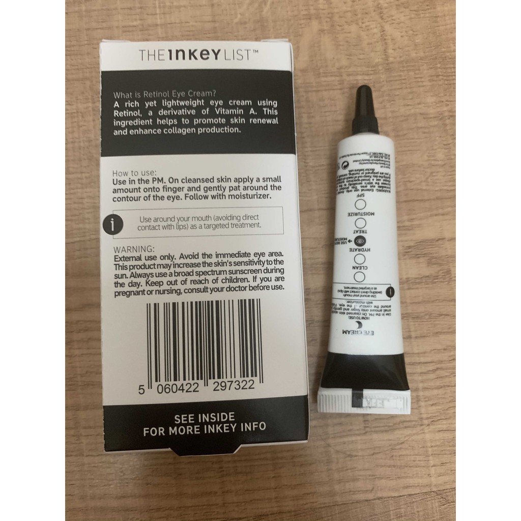 [SEPHORA US] Kem mắt chống lão hóa The INKEY List Retinol Eye Cream