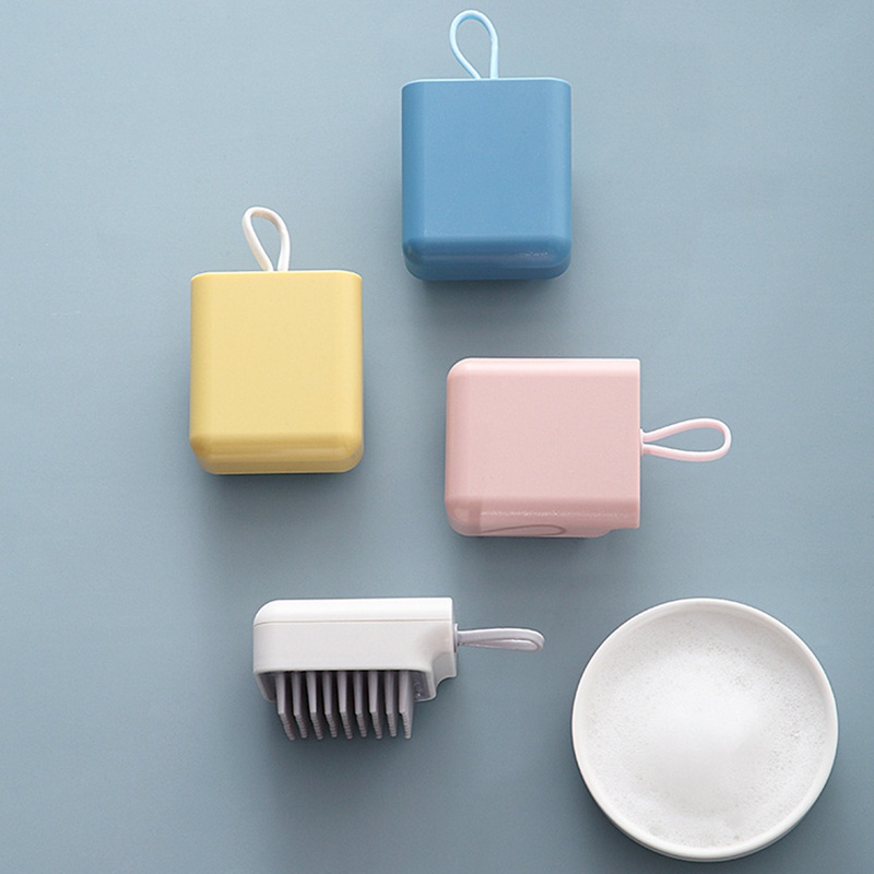 [Hàng mới về] Bàn chải silicon mềm giúp mát xa da đầu