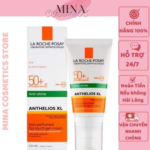 KEM CHỐNG NẮNG LA ROCHE-POSAY CHO DA KHÔ &amp; THIÊN KHÔ [Hàng Auth] LA ROCHE-POSAY ANTHELIOS HYDRATING CREAM SPF50+