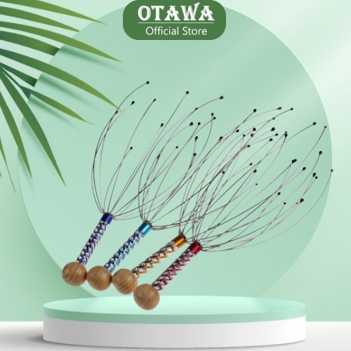 Cây massage đầu vật lý trị liệu OTAWA hình bạch tuộc mát xa thư giãn xả stress giúp bạn giải tỏa căng thẳng mệt mỏi MS90
