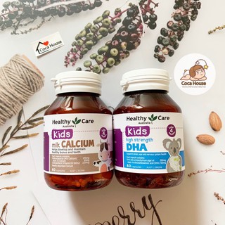 COMBO CANXI VÀ DHA HEALTHY CARE CHO BÉ ✅ hỗ trợ phát triển chiều cao và trí não
