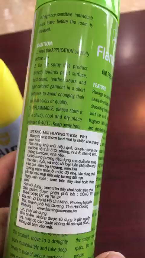 Xịt thơm phòng khử mùi ô tô khử mùi phòng ngủ Flamingo F011 330ml nhiều mùi hương tự nhiên dễ chịu | BigBuy360 - bigbuy360.vn
