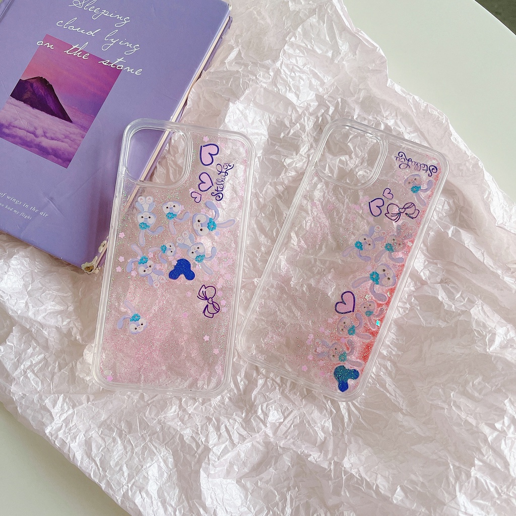 Ốp Điện Thoại Dẻo Màu Trong Suốt Họa Tiết Ngôi Sao Lấp Lánh Cho IPhone 13 Pro MAX 12 11 Pro MAX XS MAX XR X 7+8 Plus