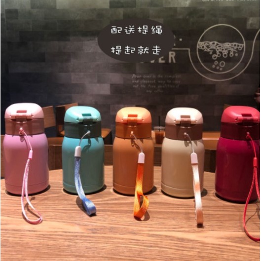 Mini Giữ Nhiệt Màu Nữ Đi Kèm Cà Phê Nhỏ Gọn Di Động 200Ml Công Suất Nhỏ Vòng Miệng Nước Đơn Giản Cốc Giữ Nhiệt FLOWERDANCE