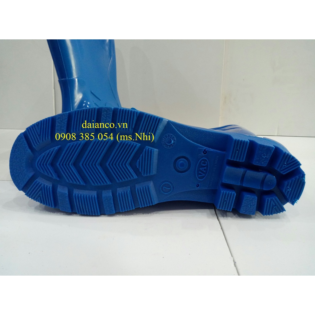 ỦNG BẢO HỘ VAC NHỰA PCV - RB004 Màu xanh bích- Hình thật