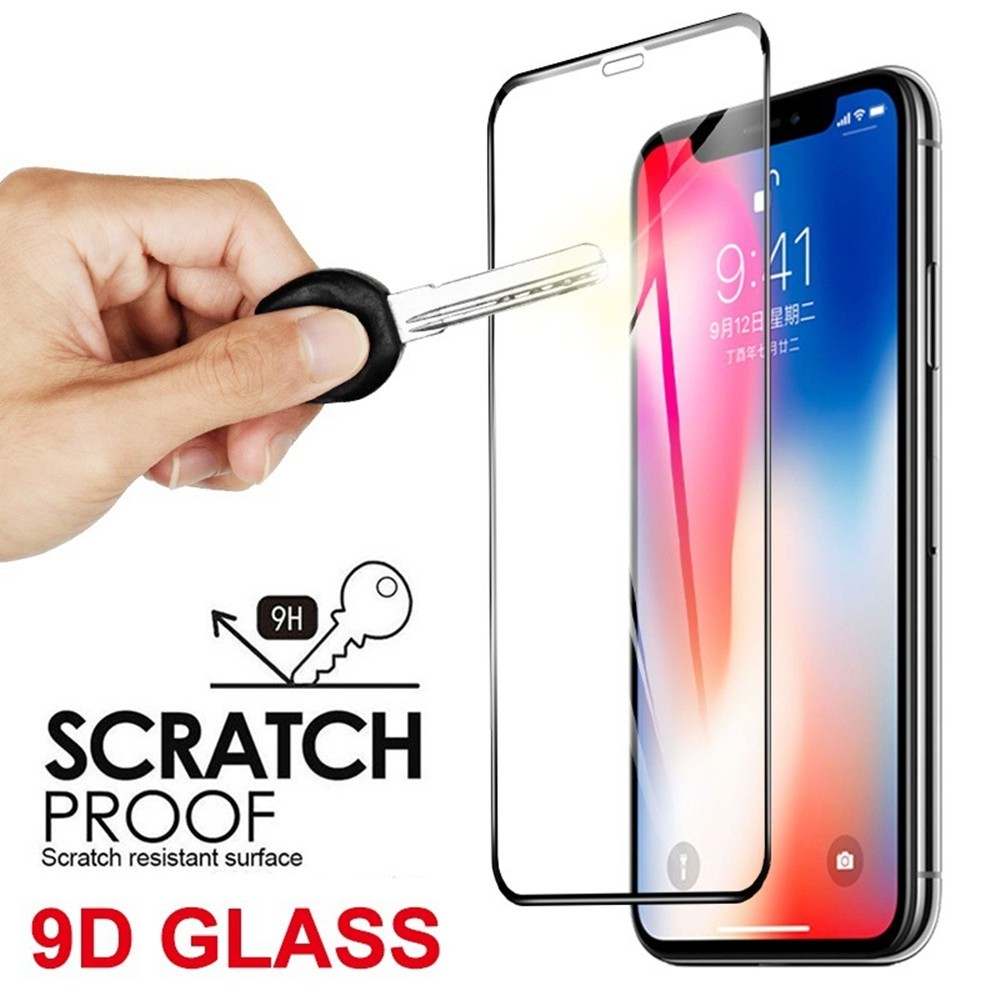 Kính cường lực chống cháy nổ 9D dành cho Cho Iphone 6 6s 7 8 Plus Se 2020 X Xr Xs Max