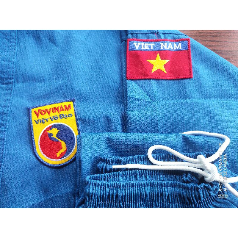 VÕ PHỤC VOVINAM VẢI SỌC