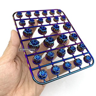 Chụp Ốc Xi Titan Trang Trí Xe Máy [ 1 Bộ 30 cái ]