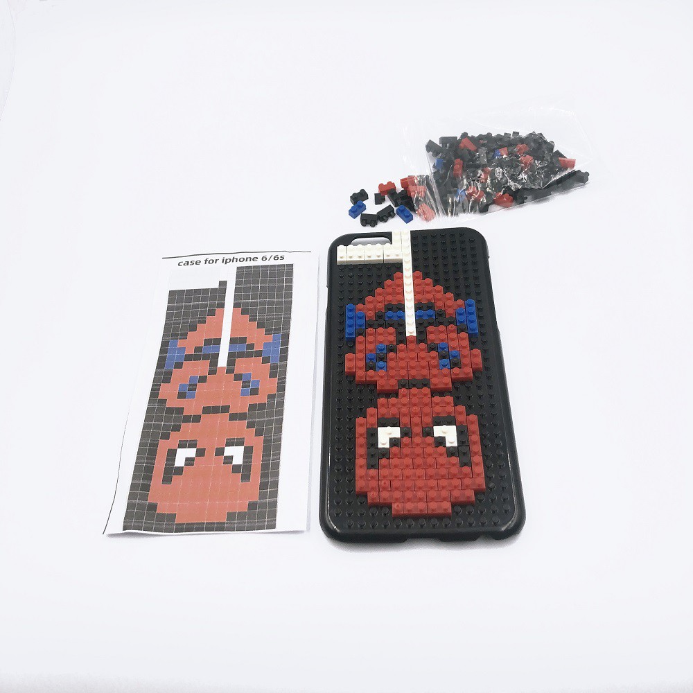 Ốp lưng Iph 6/6s DIY lắp ghép chibi mẫu phim anh hùng
