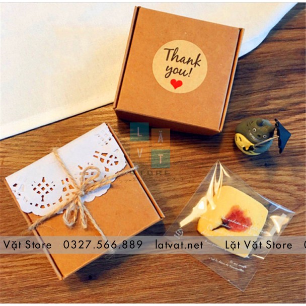 [Bán lẻ] Tem decal tròn để dán sản phẩm, hộp quà, cảm ơn, handmade with love, thank you shopping, Noel Merry Christm