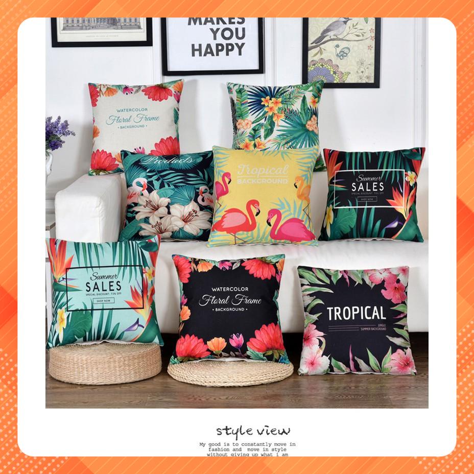 Vỏ gối tựa lưng, sofa trang trí nhà cửa, văn phòng, cửa hàng M52