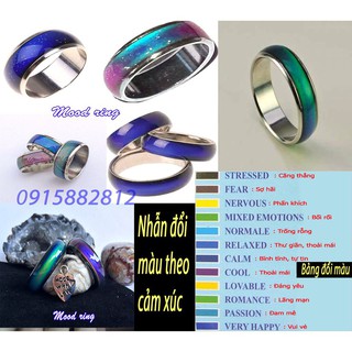 NHẪN THAY ĐỔI MÀU THEO CẢM XÚC-_ảnh thật nhá