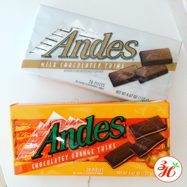 Sô cô la Andes thanh 28 viên - Mỹ