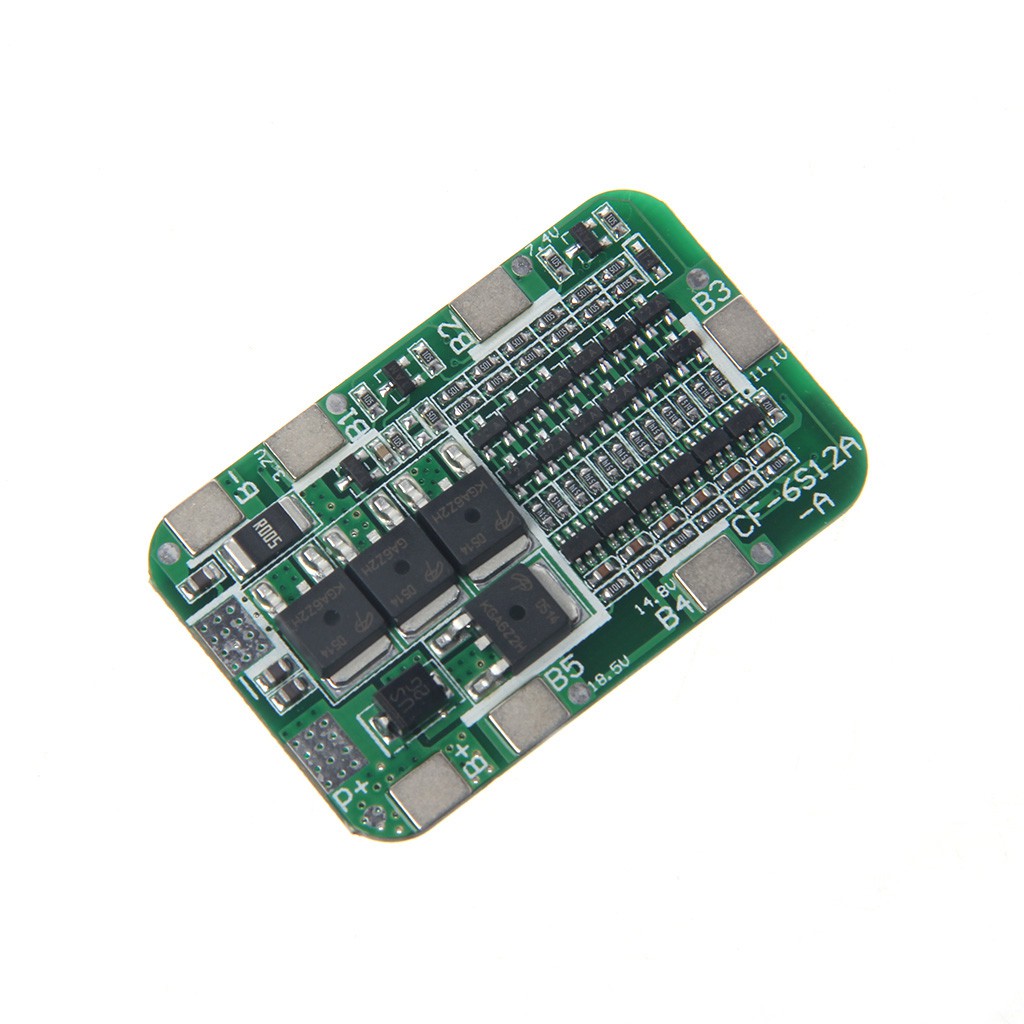 Bo mạch bảo vệ PCB Kiss * 6S 15A 24V BMS cho pin Li-ion Lithium 18650