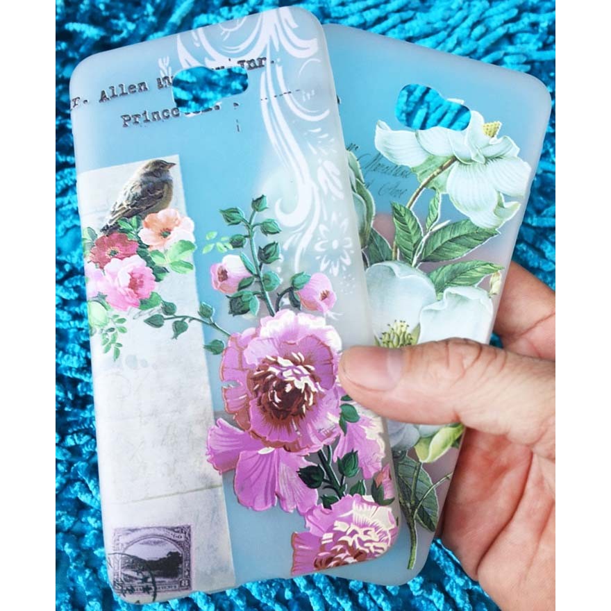 Ốp Silicon S@msung J7/J7 Prime hoa Châu Âu | BigBuy360 - bigbuy360.vn