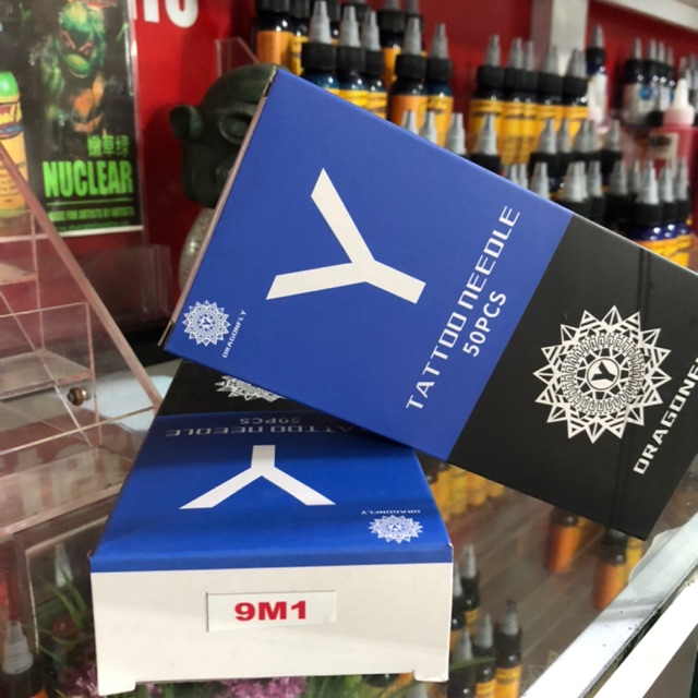 50 kim xăm 9M1,kim ngang đánh bóng