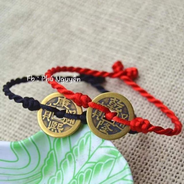 Vòng Tay Đồng Xu May Mắn ( Ghi chú size cổ tay )