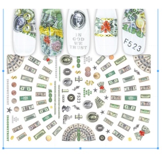 Sticker dán móng tay nhiều hình