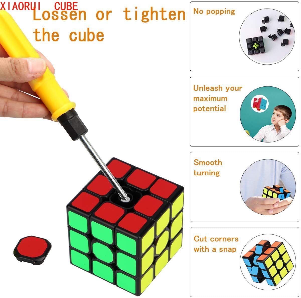 2 Khối Rubik 3x3 X 3 Mềm Mại