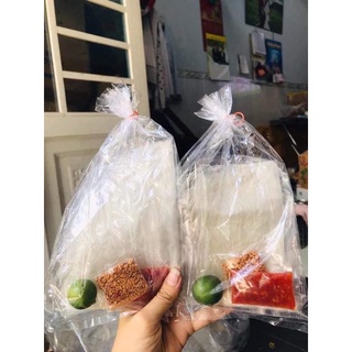 Bánh Tráng Sate chấm muối hột