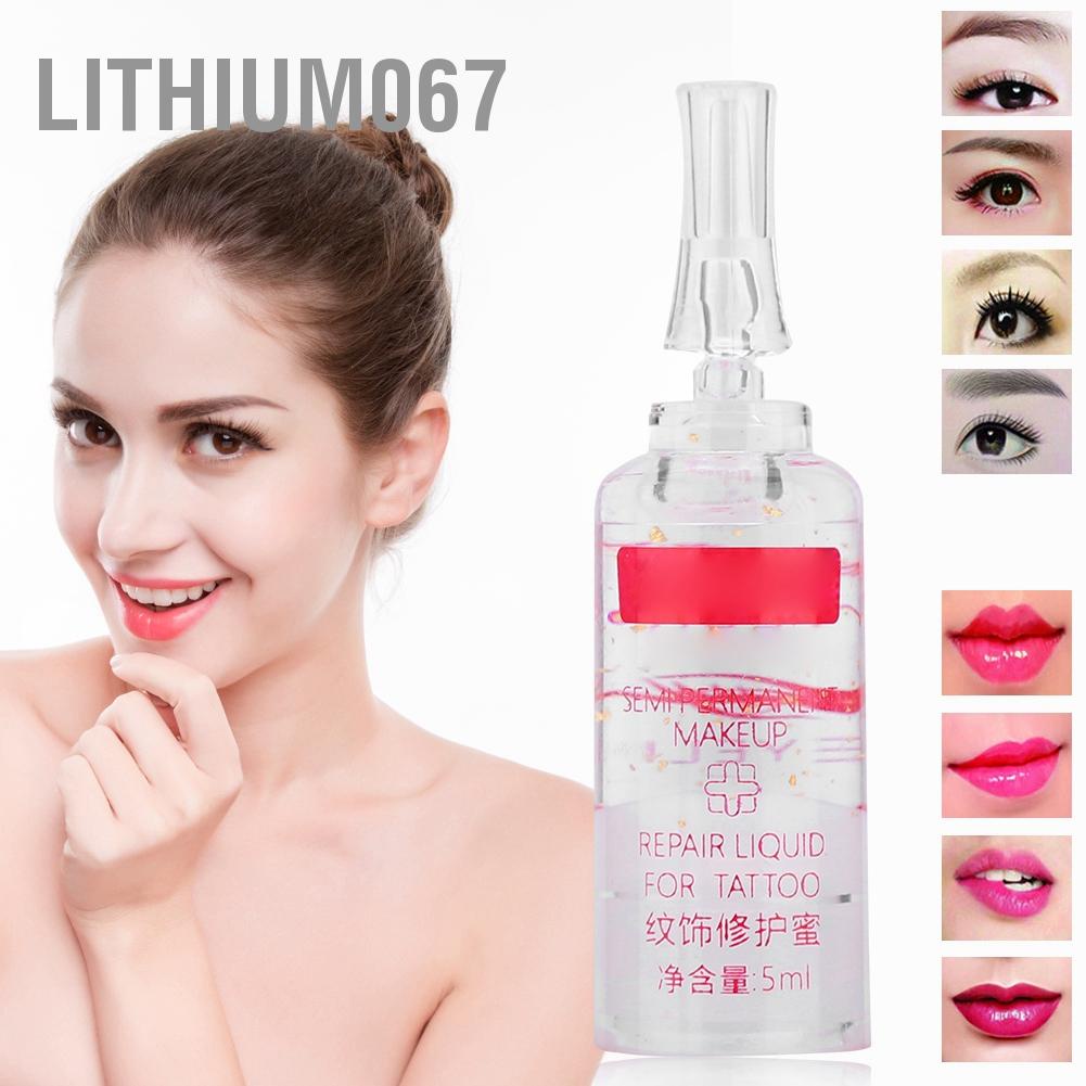 Gel phục hồi chăm sóc da dạng lỏng chống sẹo vết thâm sau xăm cho lông mày lông mi 5ml